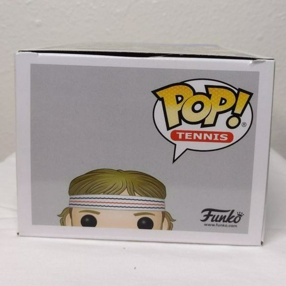 Tennis Legends Bjorn Borg Funko Pop 04 6,5 X 4,72 X 3,62 Inches. - Picture 9 of 9